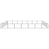 Dog Kennel Black 527.4 ftÂ¬â‰¤ Steel