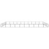 Dog Kennel Black 538.2 ftÂ¬â‰¤ Steel